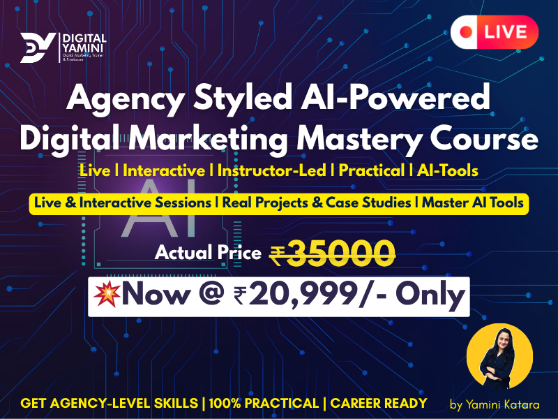 AI Powered Digital Marketing Live Course