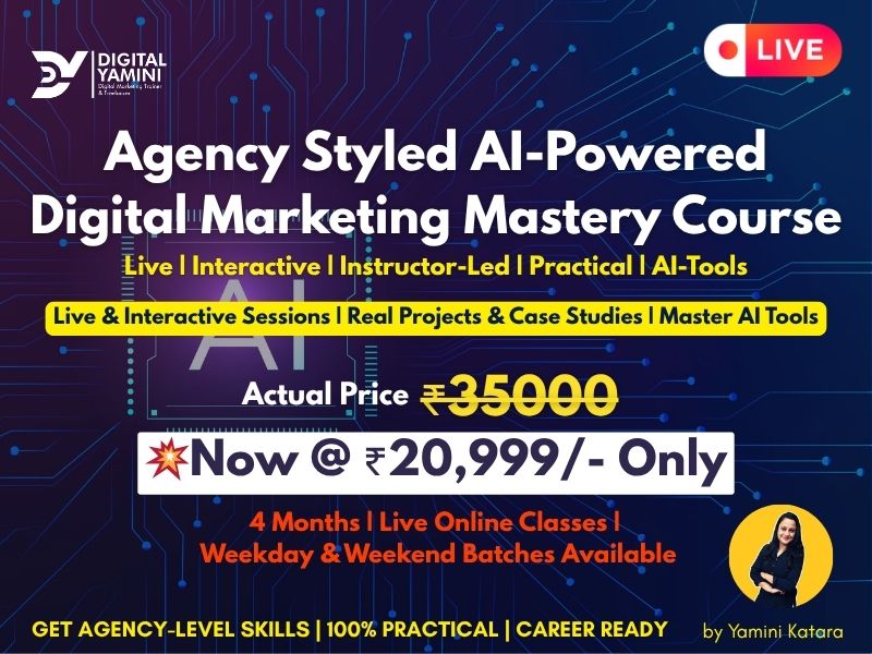 Agency Styled AI Powered Digital Marketing Course